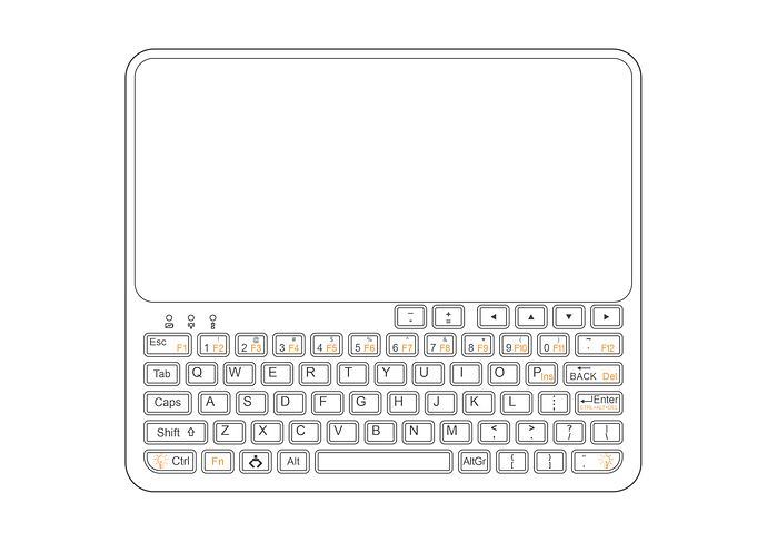 Drawing - Keyboard_1080
